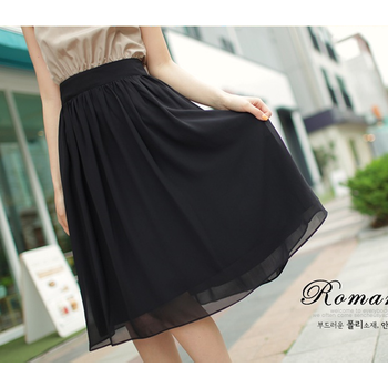 Chân váy voan thanh lịch